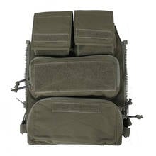 TMC Vest Zipper Pouch Backboard Zipper Bag Ranger green Non Reflective Cordura Fabric Material TMC3107 2024 - buy cheap