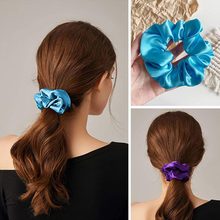 Led Glitter Hair Tie Scrunchies Hairband Ponytail Holder Headwear Hair Bands Organza Hair Pack For Women 2024 - buy cheap