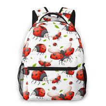 Backpack Women Shoulder Bag For Teenage Girls Ladybug Bagpack Female Ladies School Backpack 2024 - buy cheap