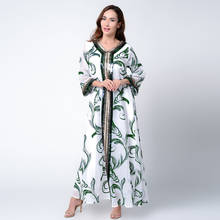 Мусульманское платье Vestidos Robe Femme ИД Мубарак Абая Дубай, Турция Исламской мусульманское платье Абая для женщин костюм, накидка, Восточный халат Musulman De режим 2024 - купить недорого