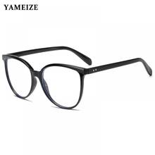 YAMEIZE Anti Blue light Glasses Women Frame Gaming Computer Glasses Transparent Lens Blue Light Blcoking Men Glasses Zero Points 2024 - buy cheap