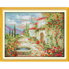 Everlasting Love A Beautiful Garden  Chinese Cross Stitch Kits Ecological Cotton Stamped 11CT Christmas New Year Sales Promotion 2024 - buy cheap