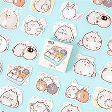 Hot Sale Practical Little Fat Rat Stationery Sticker Paper Decoration Scrapbooking Sticker Kawaii Stationery Gift Material Escol 2024 - buy cheap