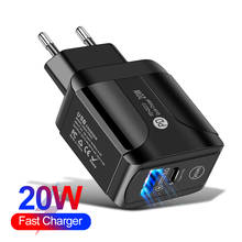 20W Fast Charging Plug PD QC 3.0 USB Type C Quick Charge Charging US EU UK PD Fast Charging Plug PD Plug For Iphone Huawei 2024 - buy cheap