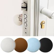 Rubber Home Door Doorknob Handle Back Protector Bumper Guard Stopper Self Adhesive Rubber Round Home Back Door Crash Pad 2024 - buy cheap