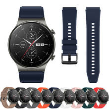 Pulseira de relógio de silicone 22mm, pulseira estilo huawei watch gt 2 pro esportiva, acessórios para relógio gt2 pro 1:1 2024 - compre barato
