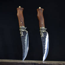Longquan-cuchillo de deshuesar forjado a mano, cuchillo de chef, cuchillo de cocina antiguo, afilado 2024 - compra barato