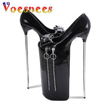 Voesnees Female Shoes  Super High Heels  30 cm 2021 New Women Pumps Fashion Butterfly-knot Round Toe Platform Women Party Shoes 2024 - buy cheap