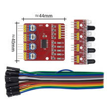 4 Channel Infrared Detector Tracked Photoelectricity Sensor For Smart Car/ Robot 2024 - buy cheap