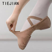 TIEJIAN Ballet Shoes For Girls Comfortable Breathable Elastic Cloth Dance Adult Women Yoga Gym Gymnastics Danceing Shoes 2024 - buy cheap