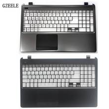 Capa para teclado acer aspire com descanso, capa para teclado com touchpad 2024 - compre barato