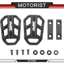 La motocicleta de aluminio ampliado apoyapiés pedales de pasajeros no-slip reposapiés de descanso para BMW S1000XR S 1000XR s1000xr 2015-2017 2024 - compra barato