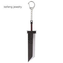 Llavero gótico de Final Fantasy Cloud Strife, llavero de espada Buster para hombres, de Metal, cuchillo de arma justo, llavero de Cosplay 2024 - compra barato