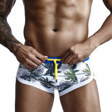 Cuecas biniki estampadas para homens, maiô masculino sexy de cintura baixa, roupa de banho de secagem rápida para esportes aquáticos e surf 2024 - compre barato