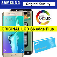 100% Original Super AMOLED LCD with frame for SAMSUNG Galaxy s6 edge plus Display G928 G928F Touch Screen Digitizer Assembly 2024 - buy cheap