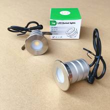 Luz LED empotrada al aire libre IP67, 3W, CREE, impermeable, para jardín, subterránea, iluminación de paisaje, 1 ud. 2024 - compra barato