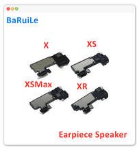 BaRuiLe 10pcs For iPhone X XR XS Max 11 Pro Max 12 12mini Ear Speaker Earpiece Listening Flex Cable Replacement Parts 2024 - buy cheap