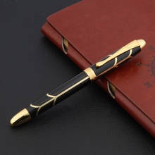 Bolígrafo de metal negro dorado, materiales de escritura para oficina 2024 - compra barato