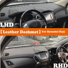 Leather Dashmat Accessories Car-Styling Dashboard Covers Pad  Dash Mat Sunshade Carpet For Hyundai ix35 Tucson LM  2010-2015 2024 - buy cheap