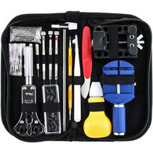 Kit profissional de reparo de relógio, conjunto de pinças, ferramenta de fixação de pulseira com estojo de transporte, 147 peças 2024 - compre barato