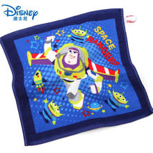 Toalha infantil buzz lightyear 34x34cm, toalha de rosto macia 100% algodão para crianças meninos e meninas lenço de toalha macia 2024 - compre barato