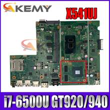 For ASUS X541UA X541UAK X541UVK X541UJ X541UV X541U F541U R541U Laptop motherboard W/ i7-6500U GT920/940 2GB 4GB-RAM 100% Tested 2024 - buy cheap