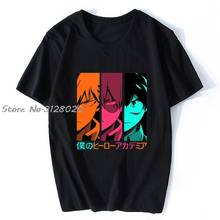 My Hero Academia Anime Tee Boku No Hero Academia Shirt Manga Grunge Kacchan Todoroki Deku T-shirt Men Cotton Tshirt 2024 - buy cheap