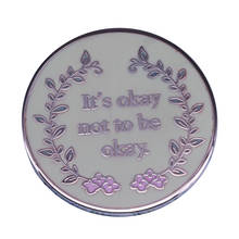 Beautiful mental health lapel pin positive reminder awareness jewelry 2024 - buy cheap