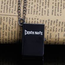 Часы наручные в античном стиле, модные черные карманные часы с цепочкой, в стиле стимпанк, с надписью Death Note, для мужчин и женщин, лучший подарок 2024 - купить недорого