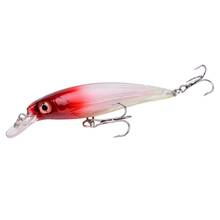 1 pçs laser minnow isca de pesca 11 cm 13g ganchos peixe wobbler enfrentar crankbait artificial japão isca dura swimbait iscas 2024 - compre barato