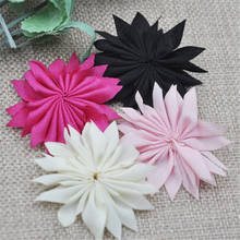 Upick 20pcs Cute Ribbon Flowers Wedding Sewing DIY Crafts Appliques E19 2024 - buy cheap