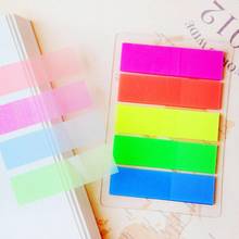 Fluorescence colour Memo Pad Self Adhesive Sticky Notes Marker office Point Paper Memo School Supplies Bookmark It Sticker A4M6 2024 - buy cheap