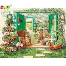 Dpf 5d redondo/quadrado completo pintura diamante ponto cruz pátio artesanato diamante bordado mosaico kits de costura decoração da sua casa 2024 - compre barato