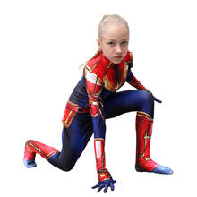 Adult Women Cosplay Costume Kid Girl Superhero Cosplay Halloween Jumpsuit Bodysuit 2024 - buy cheap