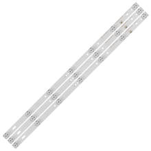 Faixas de led para retroiluminação de tv, bandas de tv led para tamanhos dexp h32b7000e 32" 2024 - compre barato