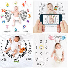 Mantas con patrón de dibujos animados para bebé recién nacido, paño de fondo, accesorios para fotos 2024 - compra barato