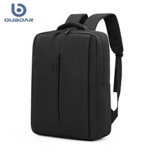 Mochila oubdar antifurto masculina, bolsa escolar para laptop e viagem com usb, para homens e mulheres 2024 - compre barato