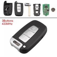 Keyless Uncut Flip Remote Key Fob with PCF7952 Chip Fit for HYUNDAI I30 I45 Ix35 Genesis Equus Veloster Tucson Sonata Elantra 2024 - buy cheap