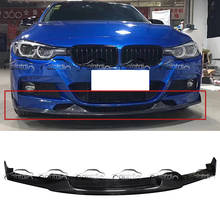 OLOTDI Carbon Fiber Front Bumper Lip Spoiler Splitter For BMW F30 F35 M-TECH Bumper Car Styling 2024 - buy cheap