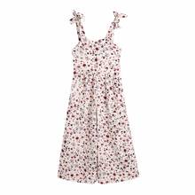 Sexy One-Line Neck Sleeveless Backless Floral Print Women Rompers Vintage Waist Temperament Chic Female Loose Jumpsuit 2024 - buy cheap
