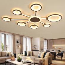 Luminárias de teto para sala de jantar, iluminação led para o teto do quarto, sala de estar, decoração nórdica com controle remoto