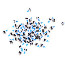 50pcs/lot  6Pin Push Tactile Power Micro Switch Self Lock On/Off Button Latching Switch Electronic 7*7mm 2024 - buy cheap