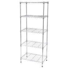 5-Tier Wire Shelving Unit  Storage Rack Kitken Shelf   (150 x 60 x 35)cm US Warehouse 2024 - buy cheap