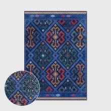 European Classical Blue Abstract Carpets for Living Room Bedroom Area Rugs Parlor Sofa Coffee Table Floor Rug Home Corridor Mats 2024 - buy cheap