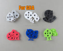 5sets High Quality Colorful For Nintendo Game Boy GBA Advance Button Silicone Rubber Pad Conductive Contacts Select Start D pad 2024 - buy cheap