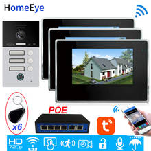 Code Keypad+RFID Card+Fingerprint Home Access Control TuyaSmart App Remote Unlock WiFi Video Intercom System IP Video Door Phone 2024 - buy cheap