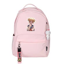 My Hero Academia Cross my body Himiko Toga Women Backpack Kawaii Bookbag Pink School Bags Small Travel Bagpack Laptop Bags 2024 - buy cheap