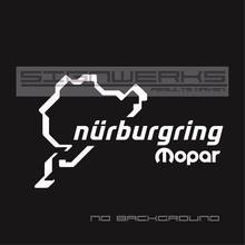 For 2Pcs/Pair Mopar Nurburgring Decal Sticker dodge  SS challenger Pair Car Styling 2024 - buy cheap