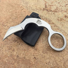 O um edc karambit d2 lâmina fixa garra faca de caça sobrevivência tático faca de bolso multi-ferramentas facas de presente Z-2313 2024 - compre barato
