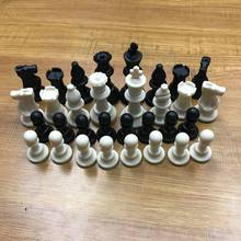 Compact Size 65MM 32 Medieval Chess Pieces/Plastic Complete Chessmen International Word Chess Game Entertainment 2024 - buy cheap